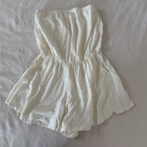 Mahina Hawaii Brand Strapless Romper / Medium / Flowy + Beachy